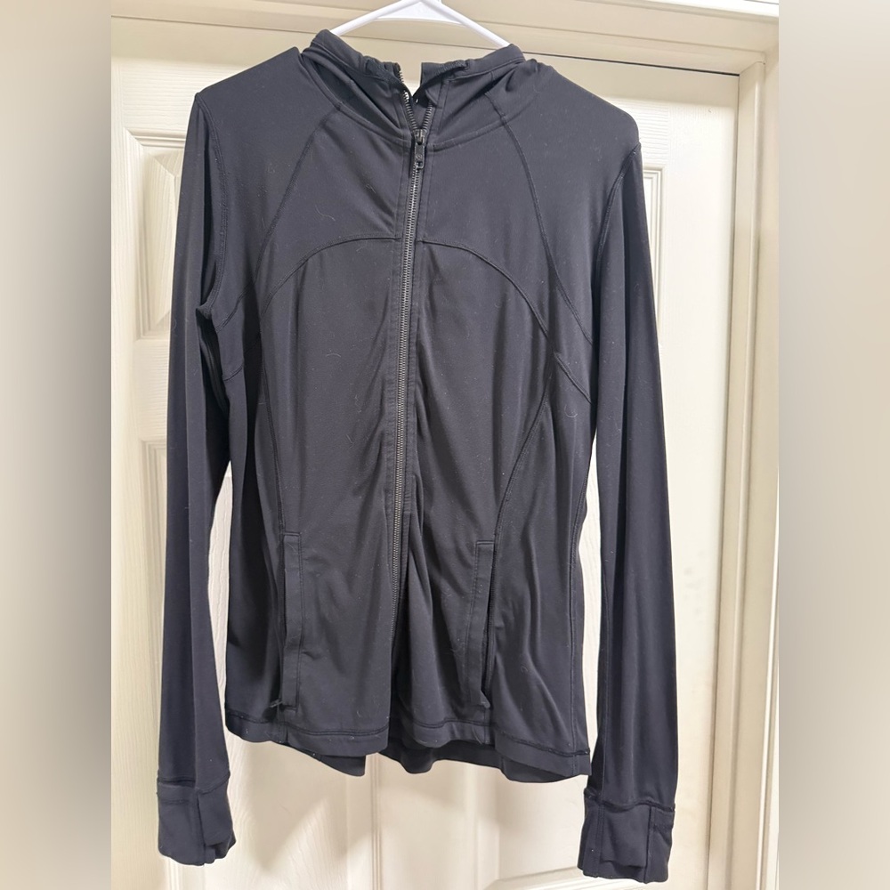 Black Hooded Define Jacket